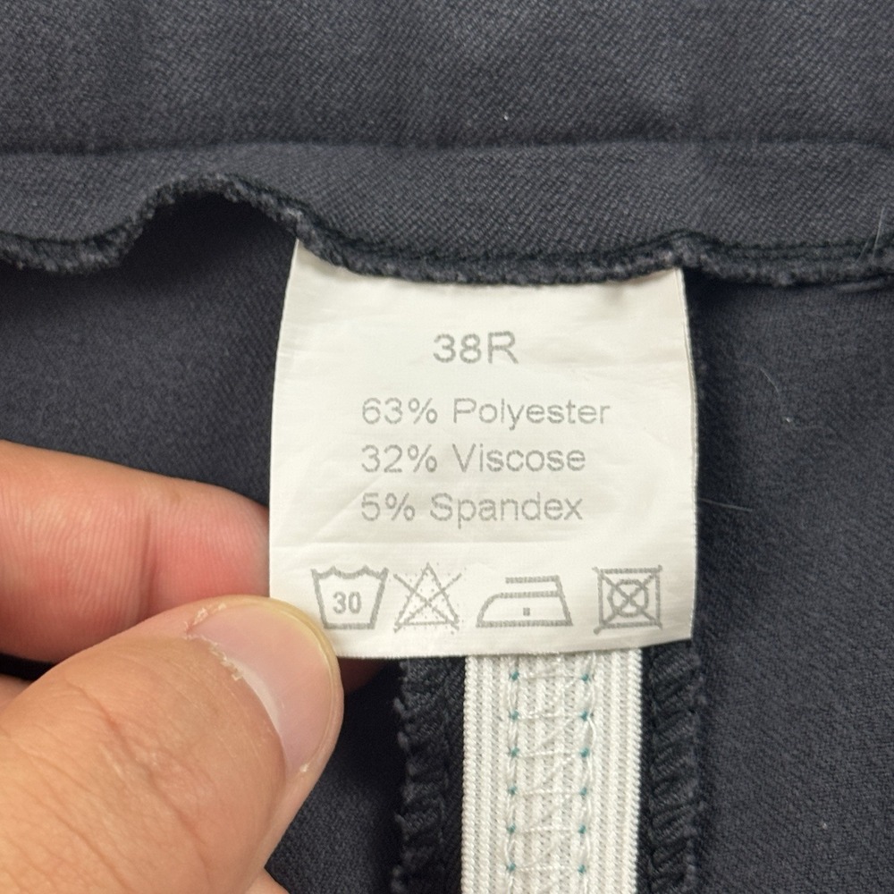 Piper Pants Women's 38R Gray Blue Tapere Equestrian Stretch‎ Horseback Riding - Picture 9 of 14